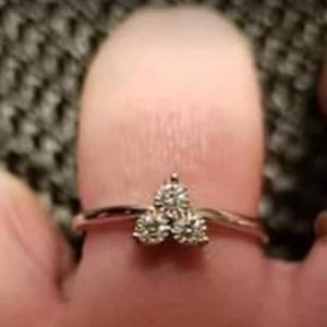 Kay's Sterling Silver 3 Diamind Ring